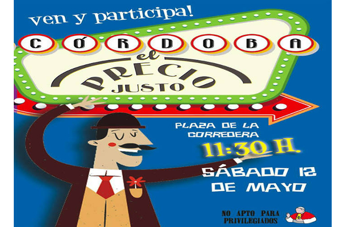 Acto sobre las exenciones fiscales a la Iglesia católica en la Plaza de la Corredera el sábado 12 de mayo