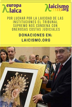 El TS impone a «Andalucía Laica» 4.000 euros de costas en el proceso contra la medalla policial a la Virgen del Amor