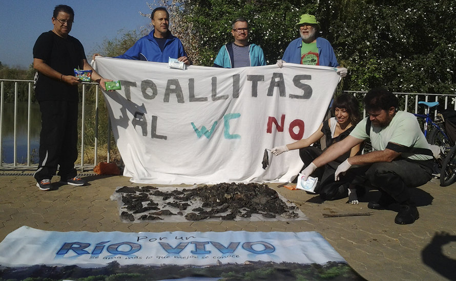 Ganemos propone campañas de concienciación para acabar con el problema de las toallitas de WC en los alcantarillados