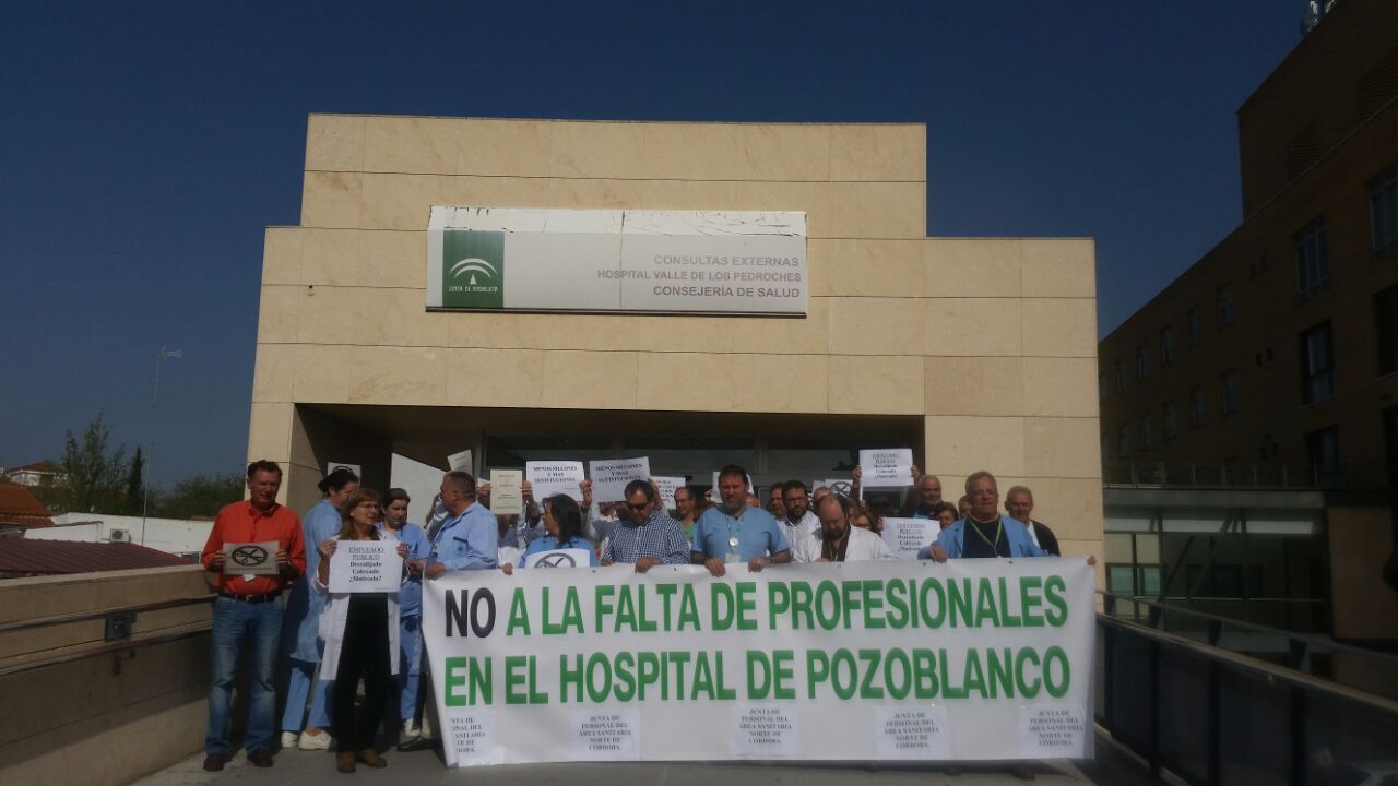 Podemos apremia a la Junta a que resuelva el déficit de anestesistas del Hospital de Pozoblanco