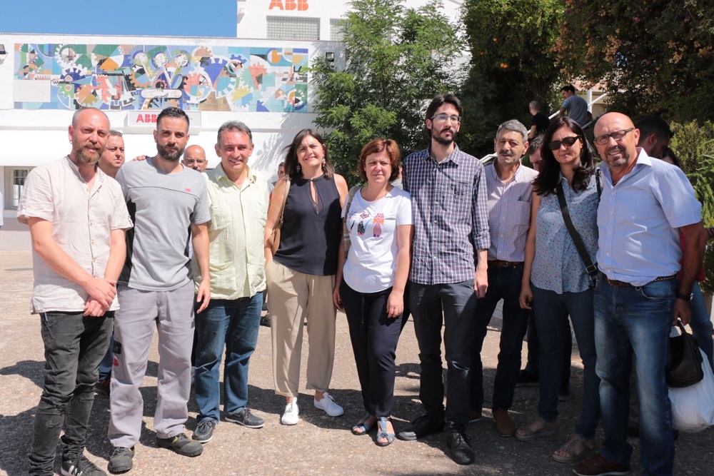 El PCE alaba la lucha de la plantilla de ABB contra el intento de desmantelar la planta y llama al apoyo de toda la sociedad cordobesa