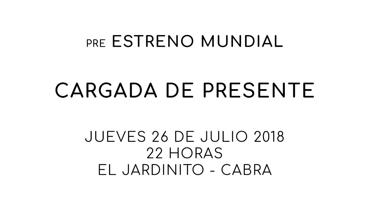 Nanomundo y Subbética Ecológica presentan «Cargada de Presente»
