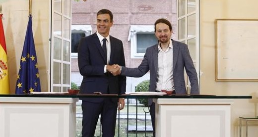 Gobierno y Unidos Podemos pactan un acuerdo que recupera derechos sociales y económicos subiendo impuestos a las rentas altas