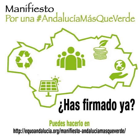 EQUO lanza su manifiesto por una ‘Andalucía más que verde’