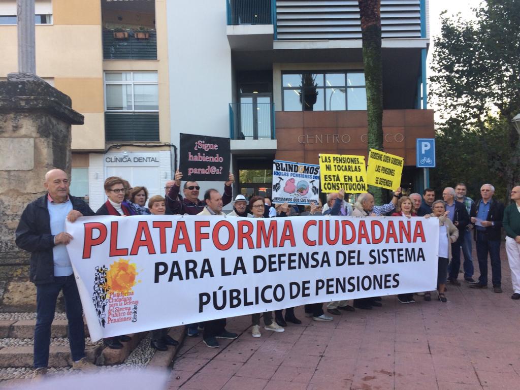 Plataforma Ciudadana de Córdoba en Defensa del Sistema Público de Pensiones ante los PGE 2019: «devolver lo robado en 10 años de crisis-estafa»