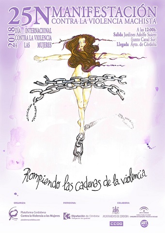 25N: manifestación contra la violencia machista