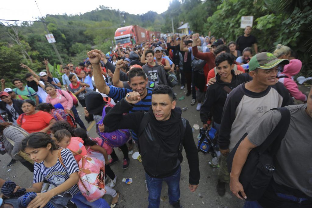 Caravana de centroamericanos rumbo a Estados Unidos