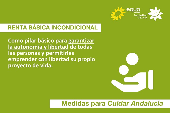 La Renta Básica Universal, una de las propuestas irrenunciables del programa de EQUO Verdes-Iniciativa Andalucía