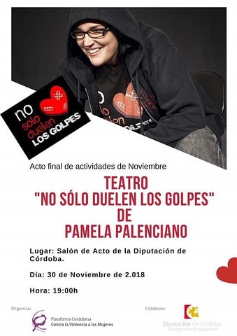 «No sólo duelen los golpes», un monólogo teatral de Pamela Palenciano