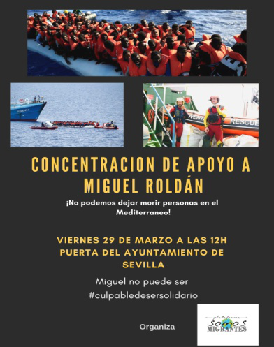 Somos Migrantes: «Por la defensa de la solidaridad. Salvar vidas no es delito»