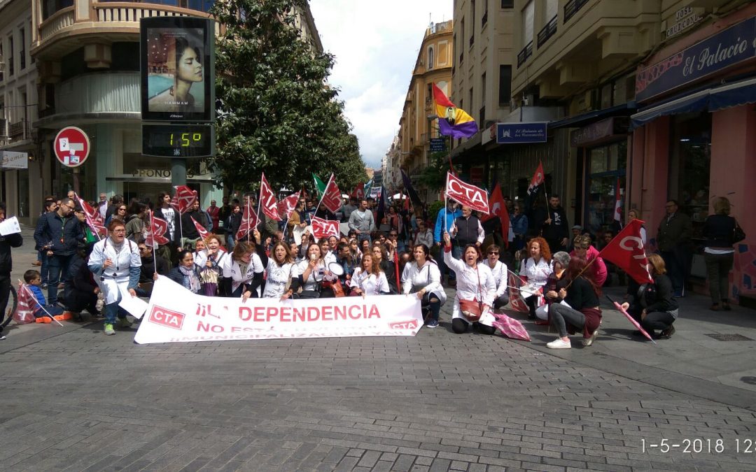 Las Delegadas de CTA de Ayuda a Domicilio se concentrarán ante el Ayuntamiento este lunes