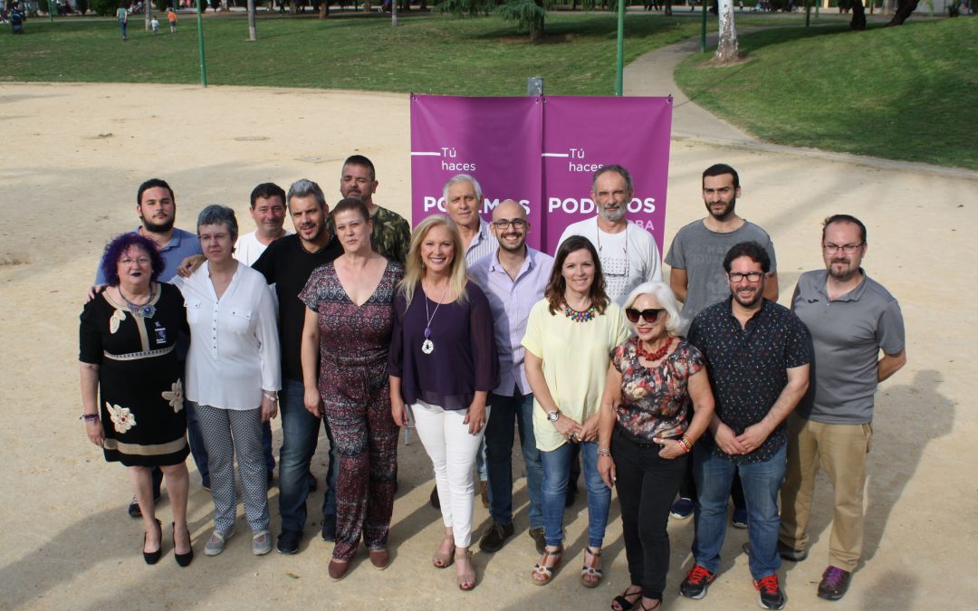 Podemos Córdoba presenta a los miembros de su candidatura a las municipales