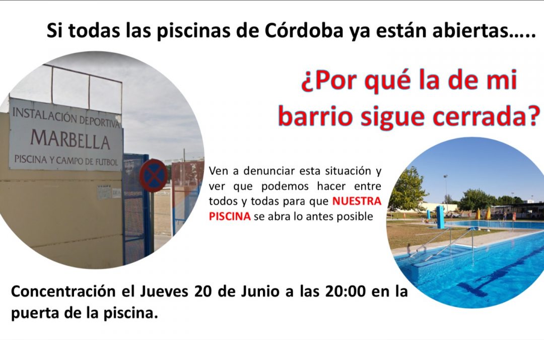 ¿Por qué está cerrada la piscina del Distrito Sur?