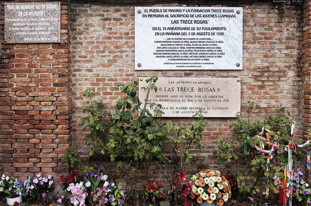 Que los nombres de las Trece Rosas no sean borrados de la Historia