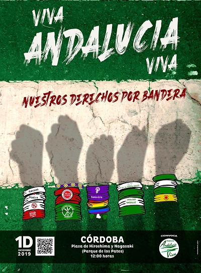 Este domingo, 1 de diciembre, Manifestación en Córdoba de la Plataforma «Andalucía Viva»