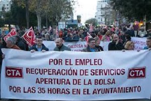 CTA acusa al Ayuntamiento de no hacer nada por revertir la pérdida de plantilla del Ayuntamiento
