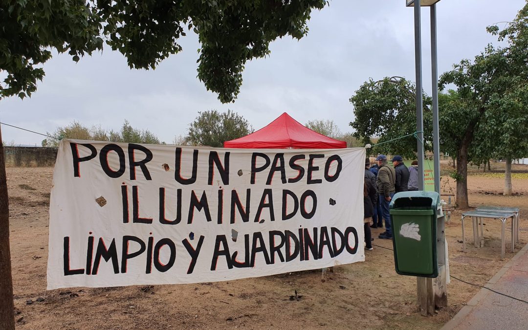 “Güevada” con chorizos por la rehabilitación del Paseo de San Julián y por la Emergencia Climática