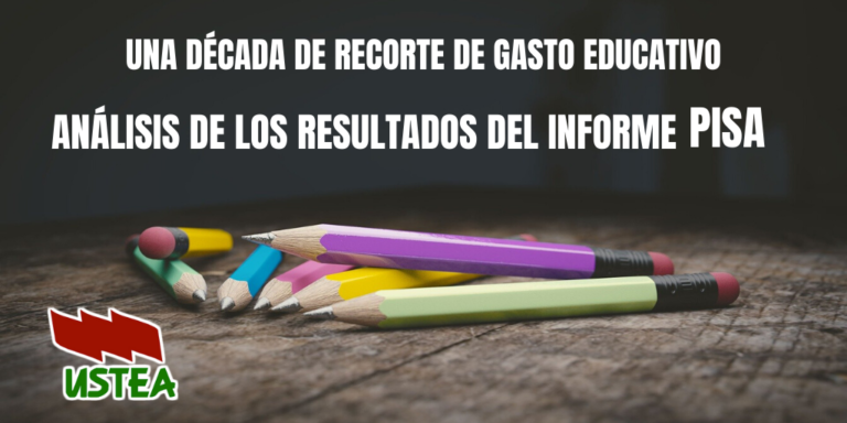 Los recortes educativos están detrás de los malos resultados del Informe PISA