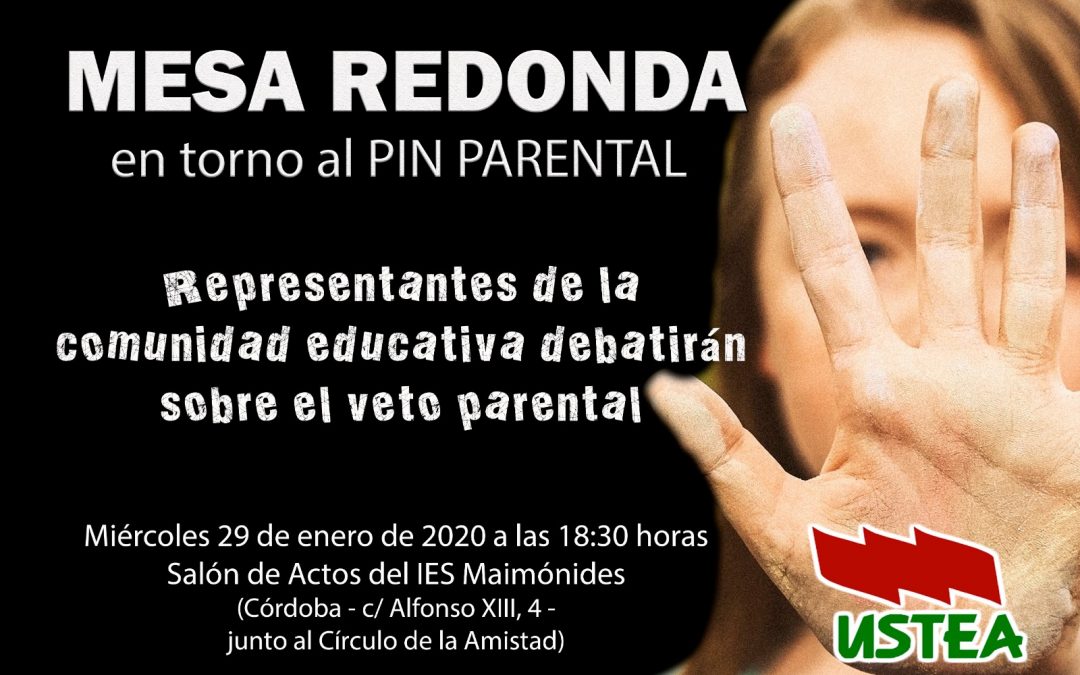 USTEA presenta su guía de actuación para profesorado ante el PIN parental