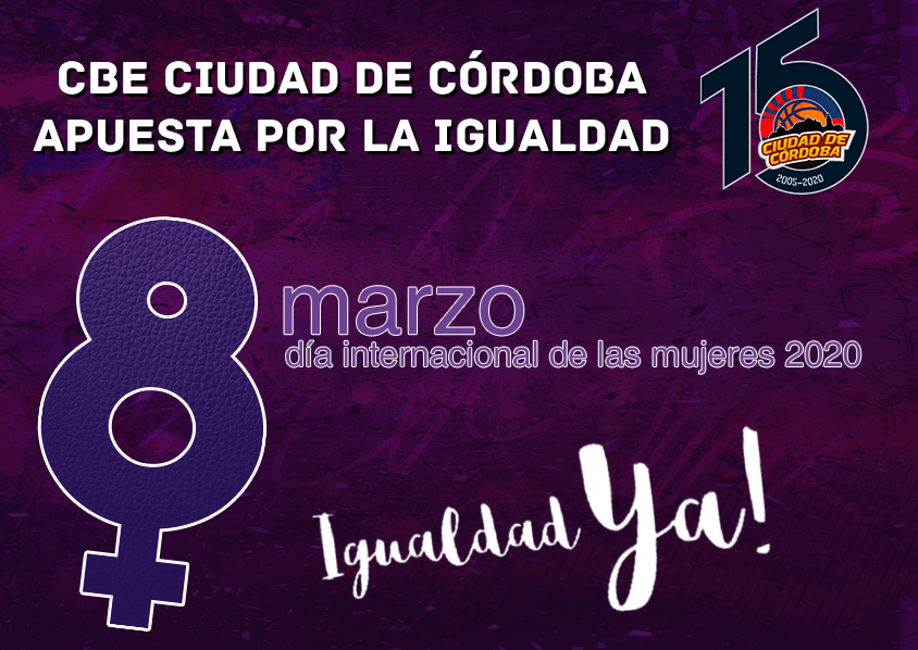 El CBE Ciudad de Córdoba se implica de nuevo con la sociedad ante el 8M