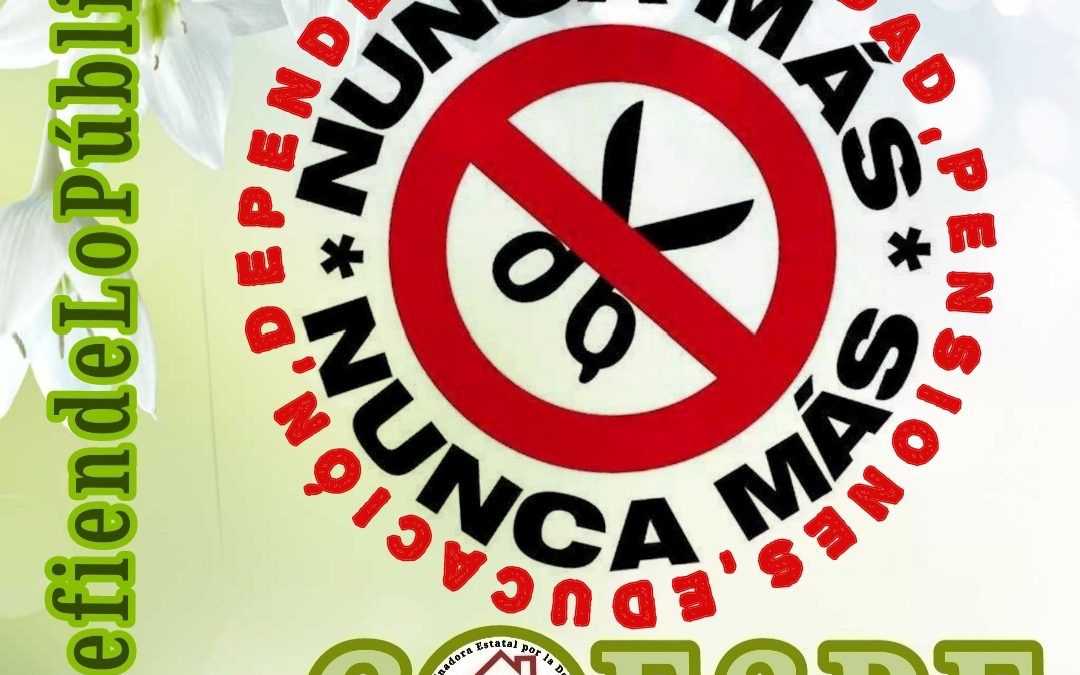 La Plataforma en Defensa de las Pensiones dedica su confinamiento a las personas fallecidas en la actual pandemia