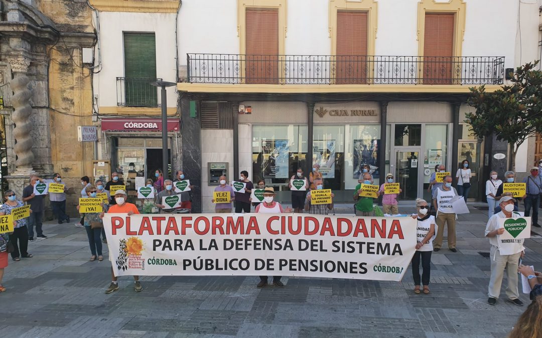 La Plataforma de Pensionistas y el Distrito Sur se movilizan por la Sanidad Pública