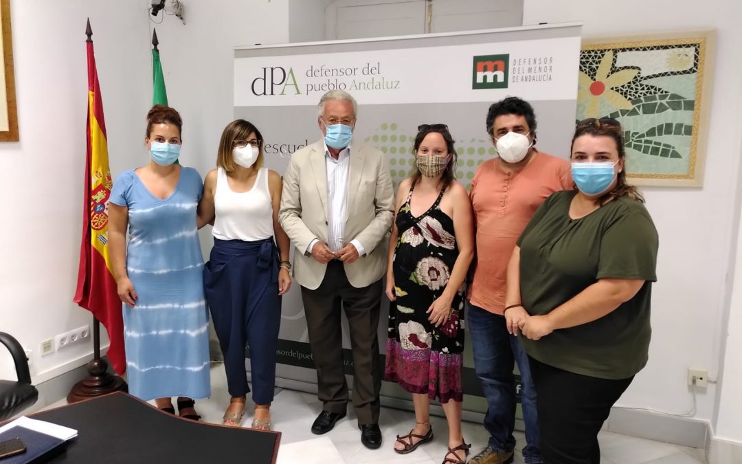 El Defensor del Pueblo Andaluz da su apoyo al movimiento de AMPAS y docentes de Córdoba