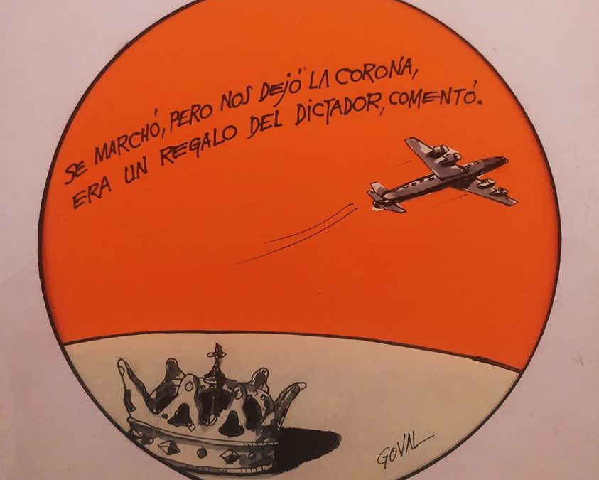 La viñeta de Goval: «Se marchó, pero…»