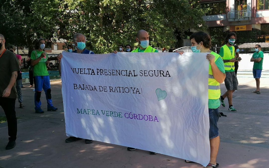 El alumnado de infantil del C.P. García de Leániz en Moriles cumple hoy una semana sin ir a clase.