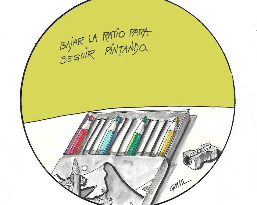 La viñeta de Goval: «Bajar la ratio para seguir pintando»