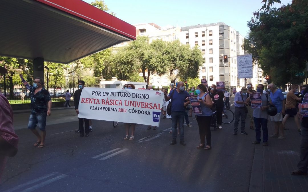 La Plataforma por la Renta Básica Universal e Incondicional de Córdoba apoya la movilización feminista del 25N