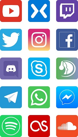 Las redes sociales: felices por el mundo…