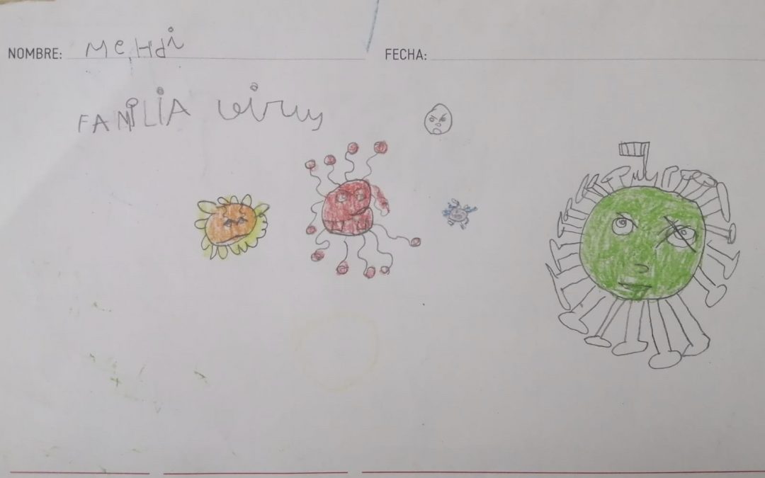 Las niñas y los niños, a través de una videollamada: “Vete coronavirus, no puedes estar aquí”