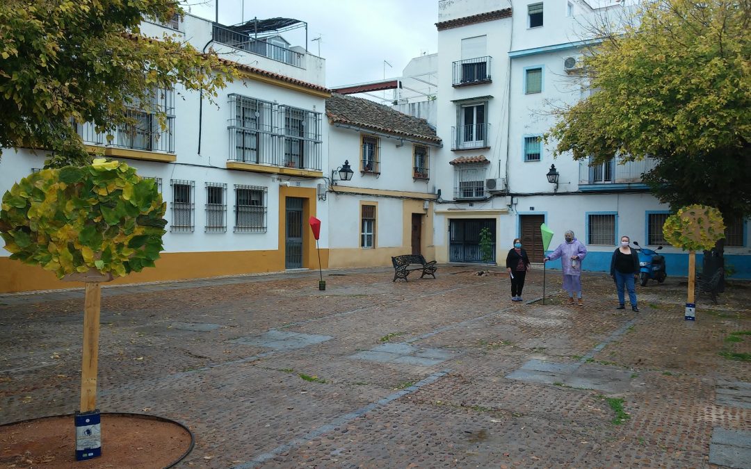 Asociaciones Vecinales reivindican el sombreado y arbolado en San Eloy y Cine Andalucía.