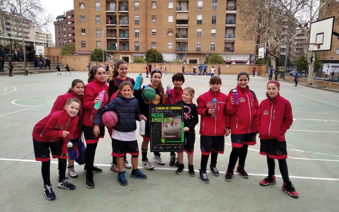 La Federación Andaluza de Baloncesto premia al CBE Ciudad de Córdoba por su campaña en favor del medio ambiente