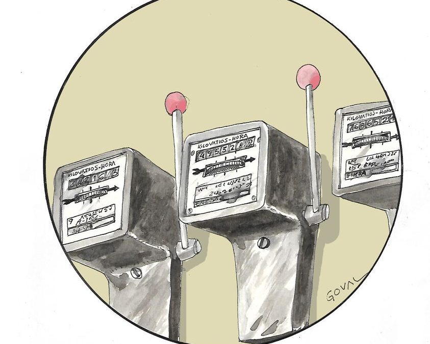 La viñeta de Goval: «Tragaperras»