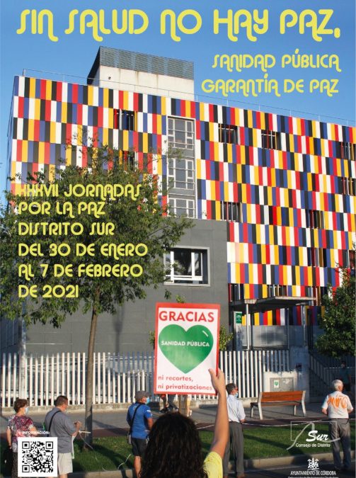 El Consejo de Distrito Sur organiza las XXXVII Jornadas de la Paz con cambios en el programa por medidas covid