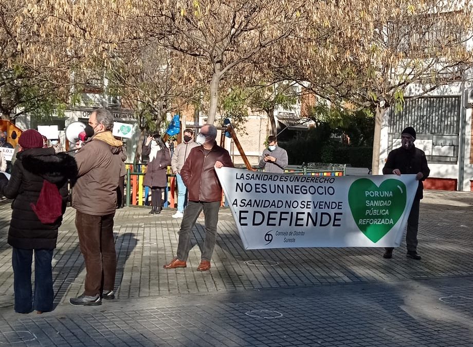 Las Asociaciones Vecinales de Sureste se movilizan por la sanidad pública