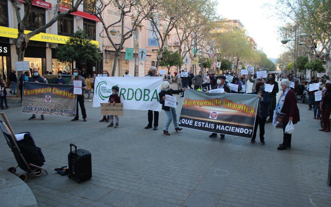 Una concentración por el Clima en el marco de la convocatoria estatal promovida por Friday for Future,