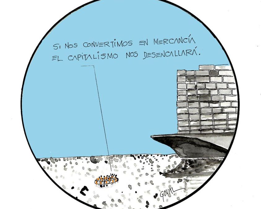 La viñeta de Goval: «¿convertirse en mercancía?»