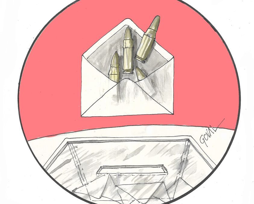 La viñeta de Goval: «el terrorismo en democracia»