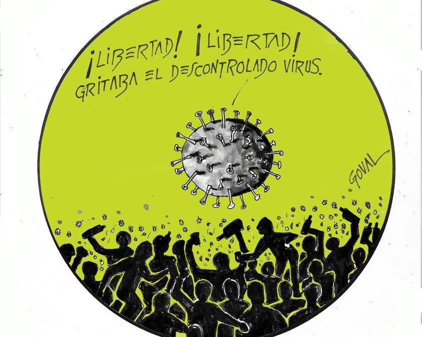 La viñeta de Goval: «¡Libertad!»