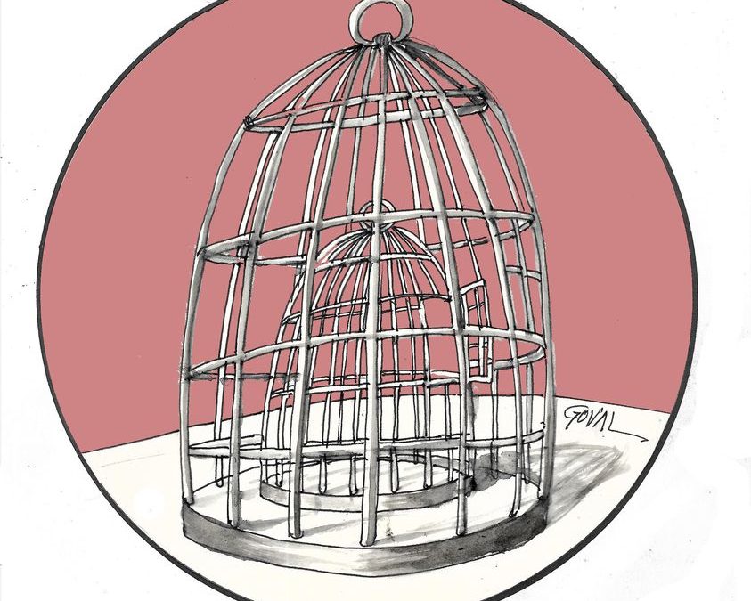 La viñeta de Goval: «indulto catalán, libertad madrileña»