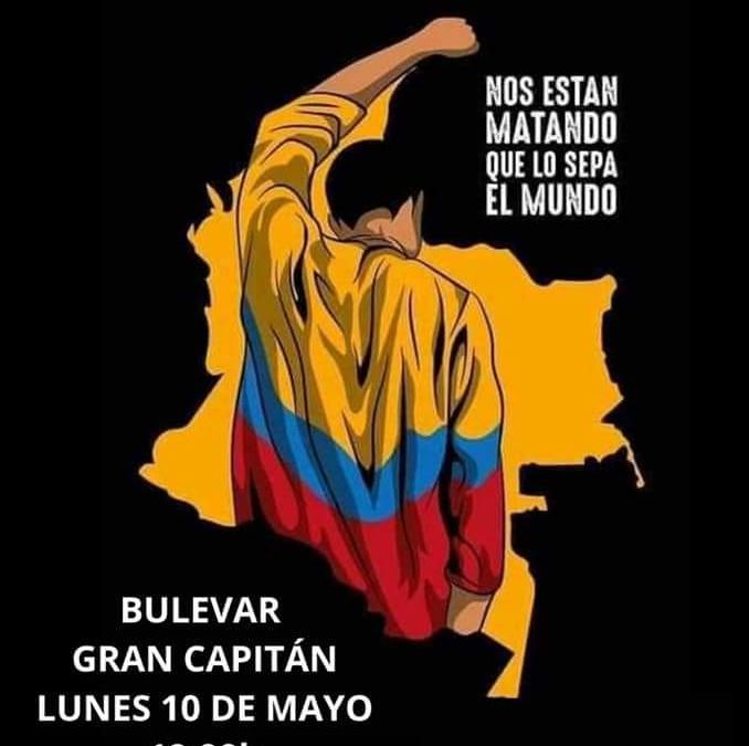 Córdoba Solidaria se suma a la condena de la violencia por parte del gobierno de Colombia hacia su población