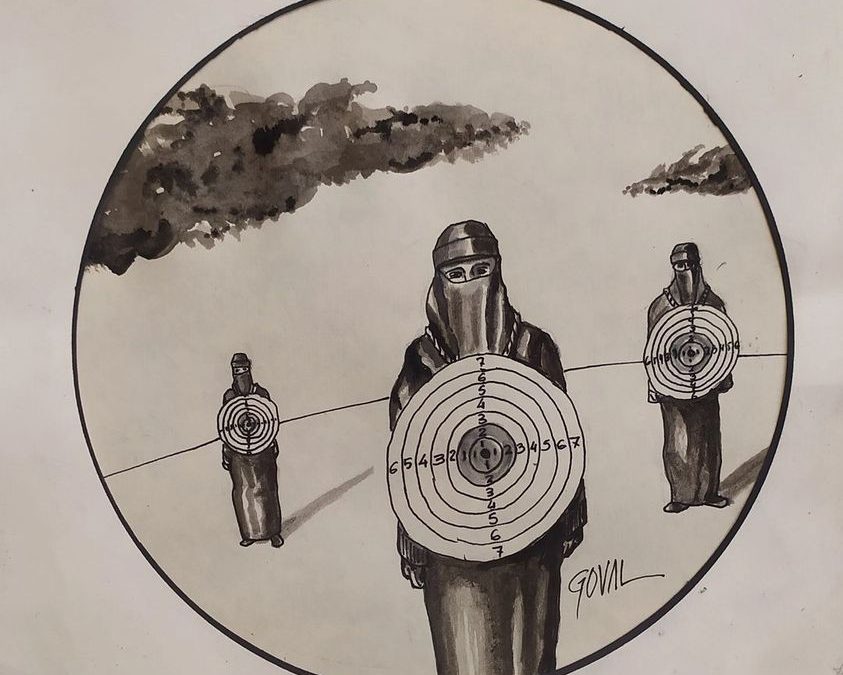 La viñeta de Goval: «Mujeres afganas, dianas del fundamentalismo talibán»