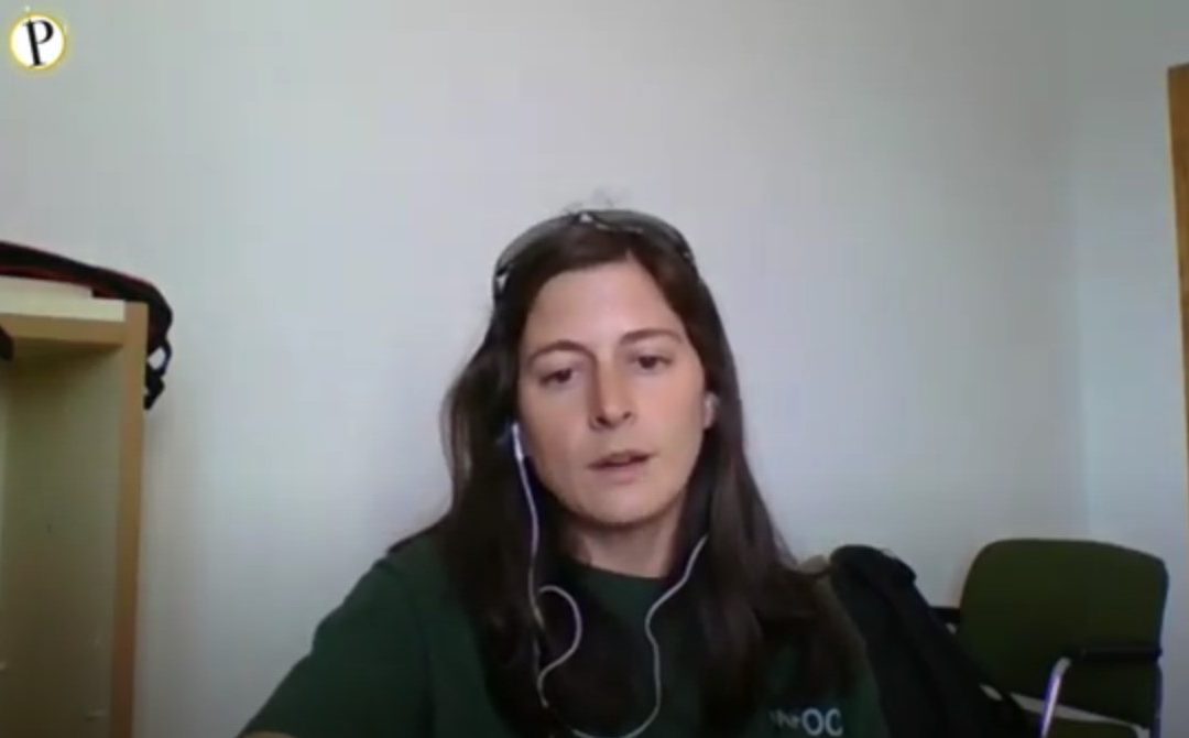 Sonia Garrido, bombera forestal presente en el incendio de Sierra Bermeja: «Al ver aquello se me caían las lágrimas»
