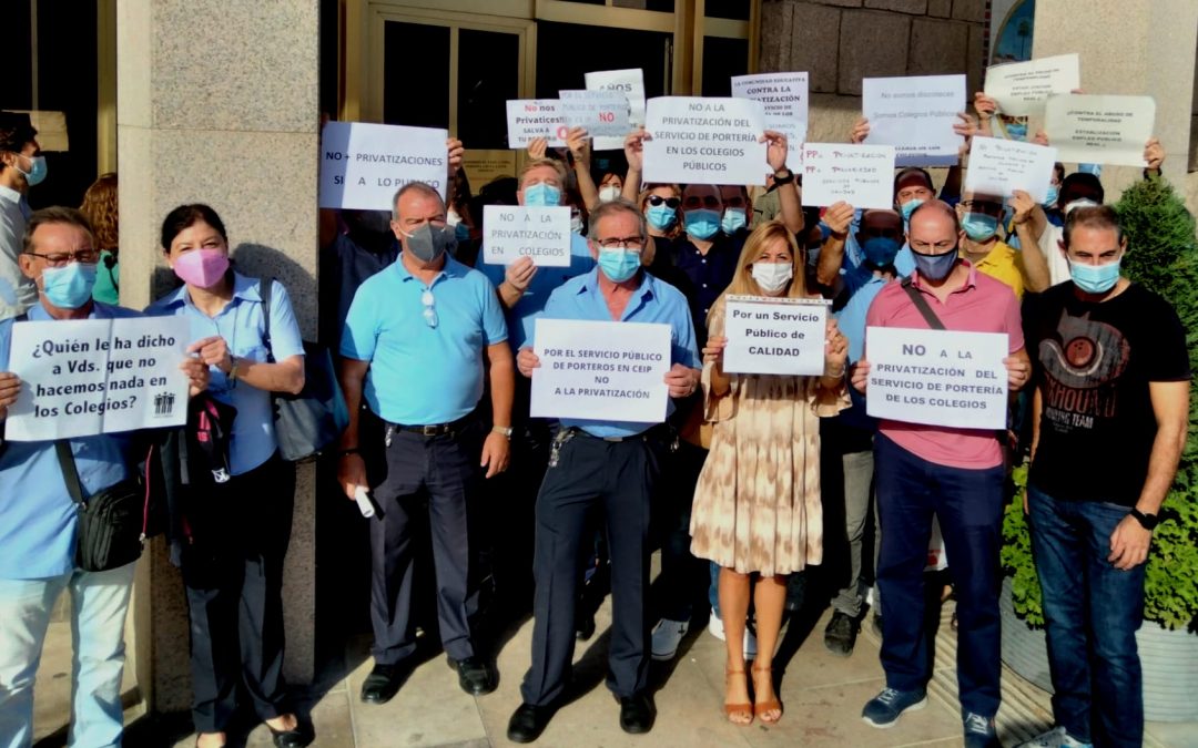 CTA responde a Bellido a cuenta de la privatización de los y las porteras de colegios públicos