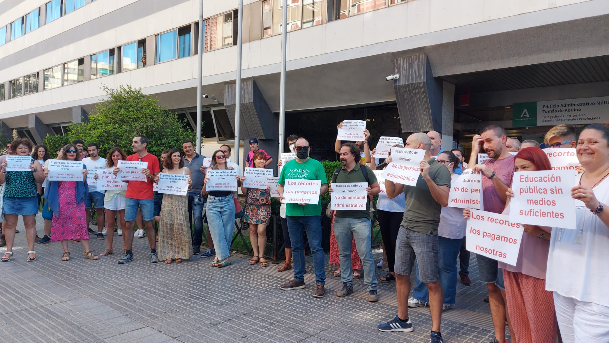 Concentración Averroes Delegación 06-07-22 2