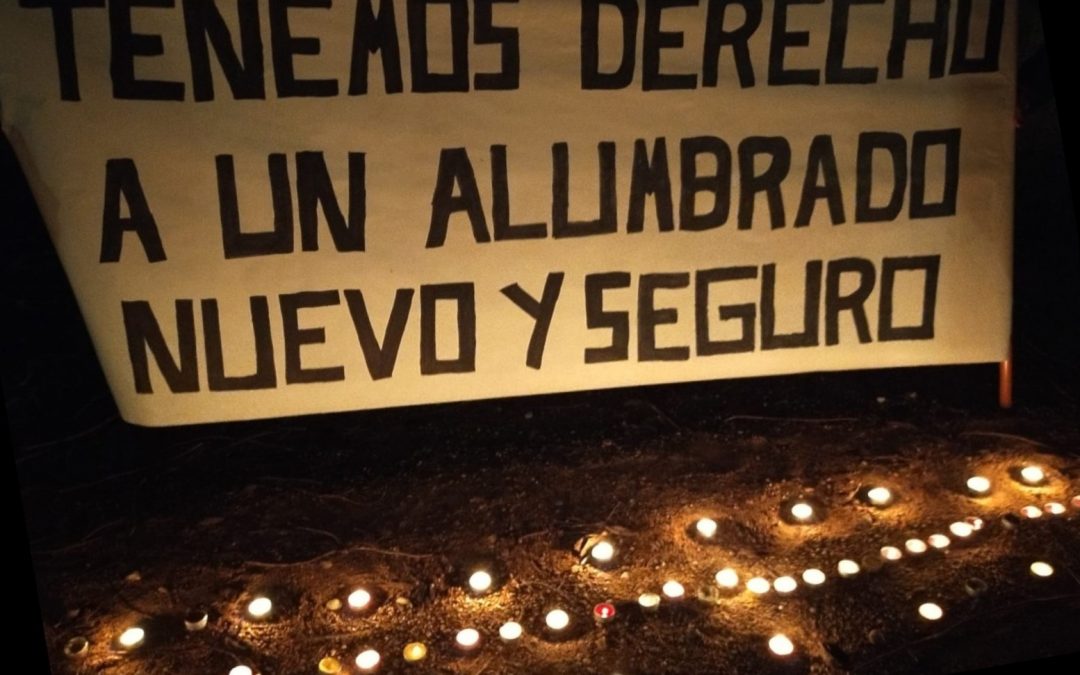 La vecindad de San Julián exige un alumbrado nuevo y seguro