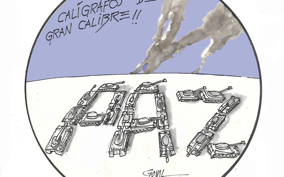 La viñeta de Goval: PAZ